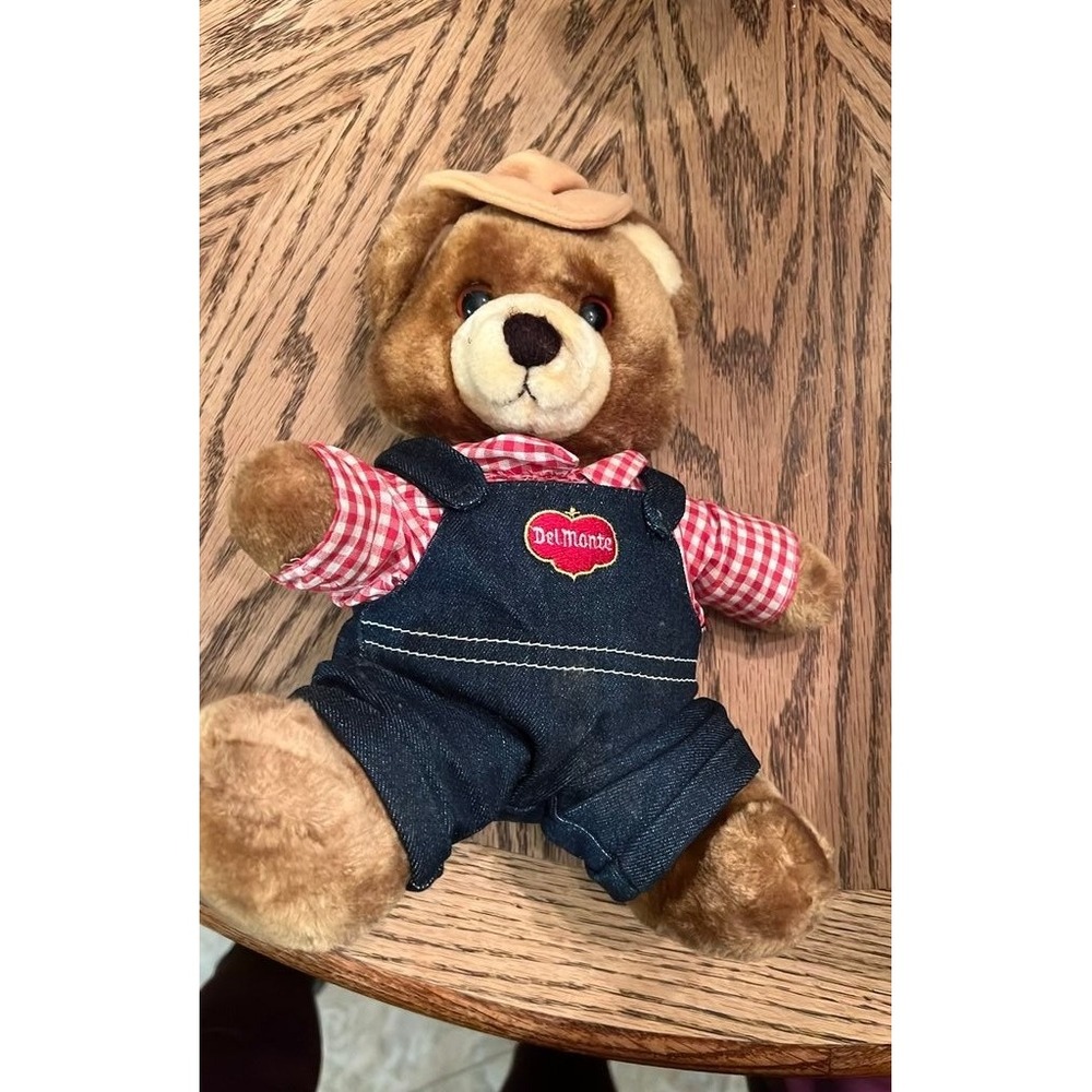 Del Monte Promotional Teddy‎ Bear with Overalls and Hat